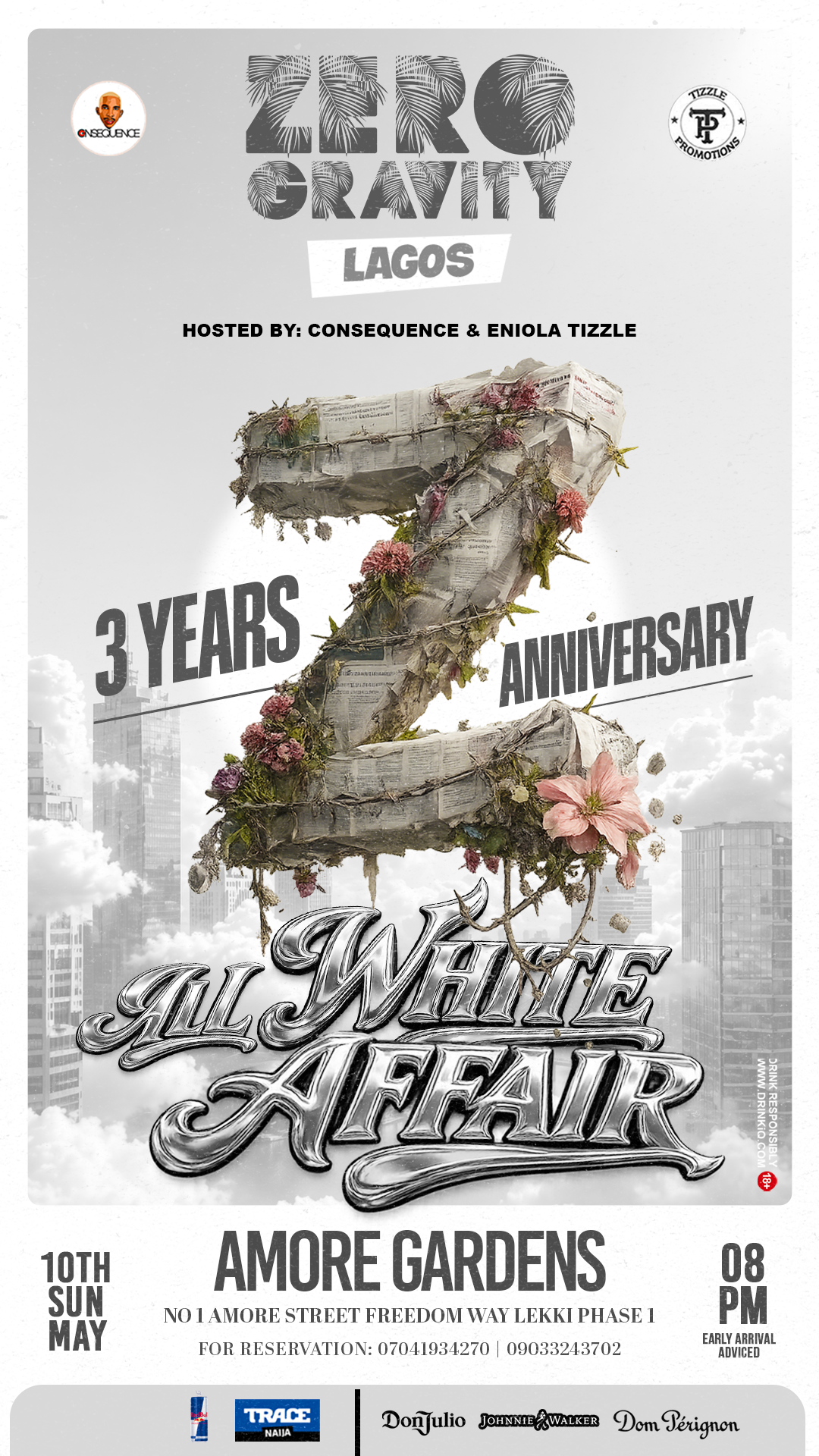 ZERO GRAVITY 3 YEARS ANNIVERSARY