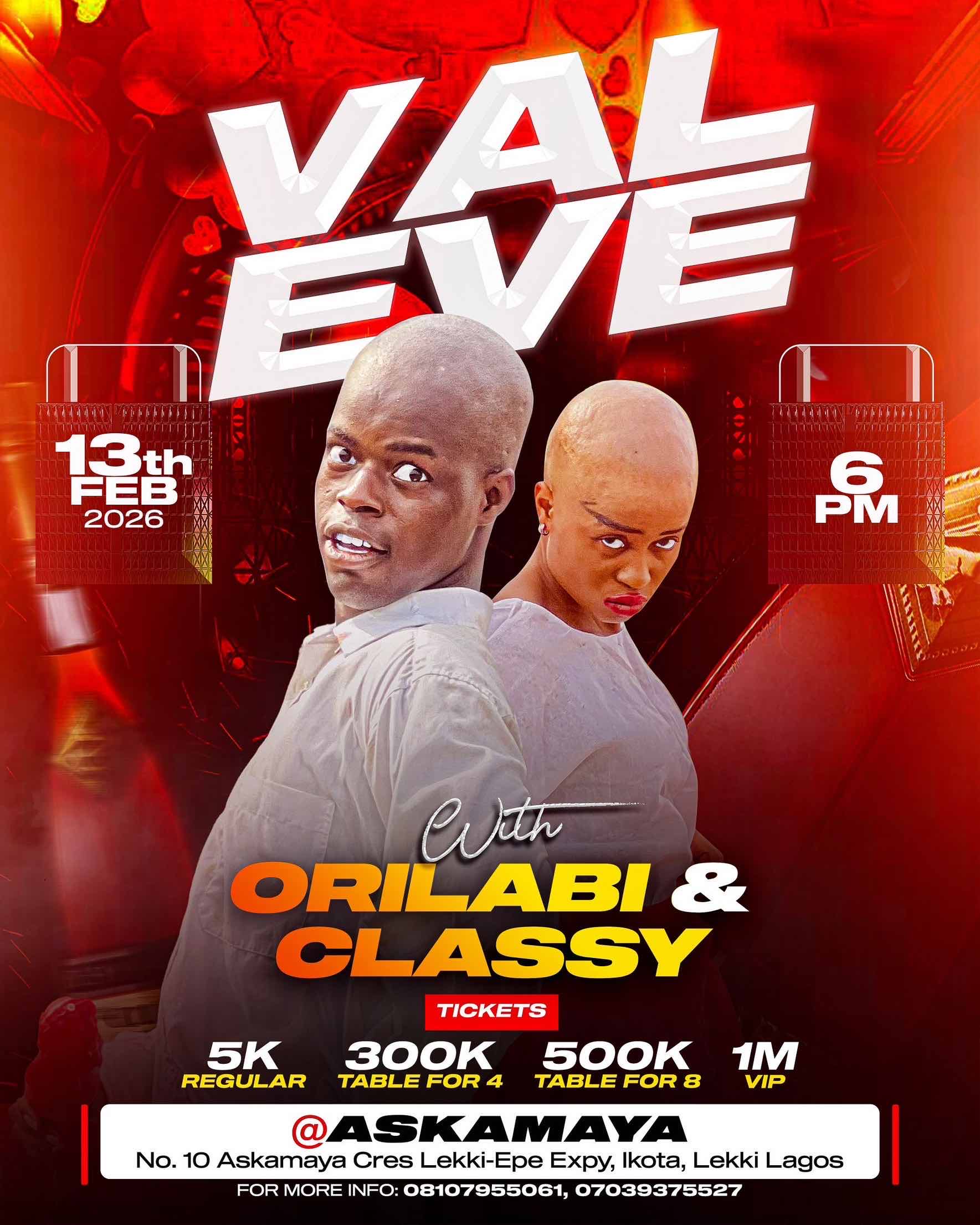 Val Eve with Orilabi & Classy